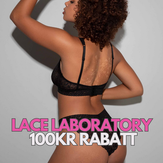 Lace Laboratory rabattkod – Få 100 kr rabatt på lyxiga spetsunderkläder ✨👙