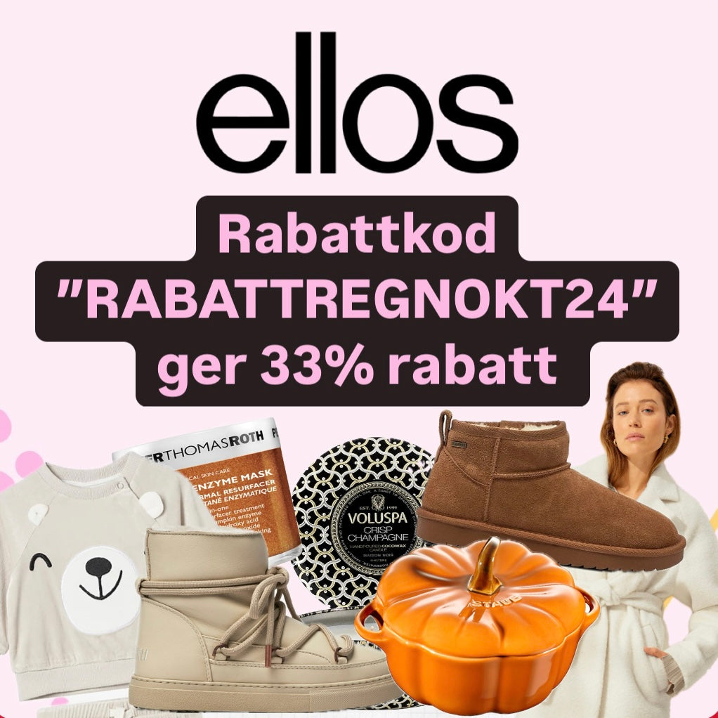 Maxa din höstshopping med Ellos rabattkod oktober