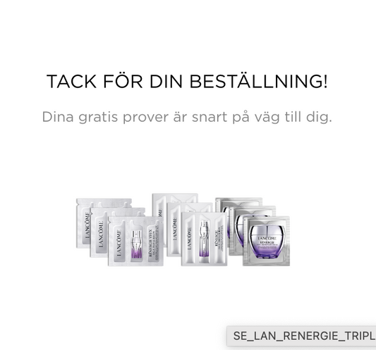 Hur får man gratis varuprover? Upplev skillnaden med Rénergie från Lancôme