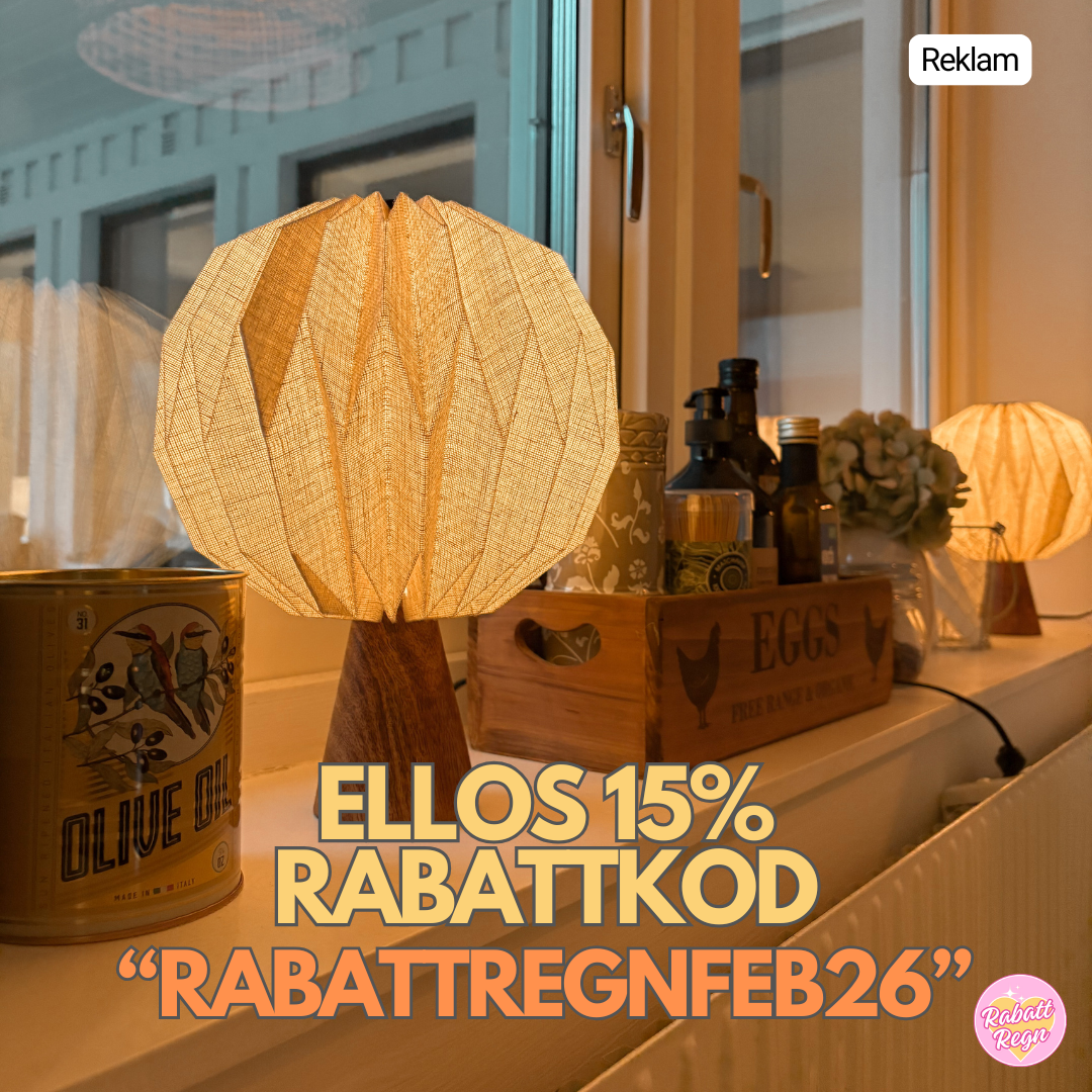 Stilren lampa från Ellos – perfekt fynd med Ellos rabattkod februari 2026.