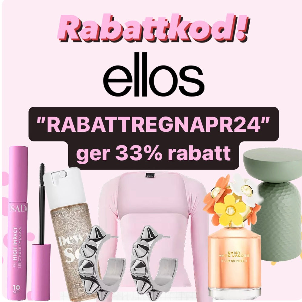 Rabattkod Ellos april 2024